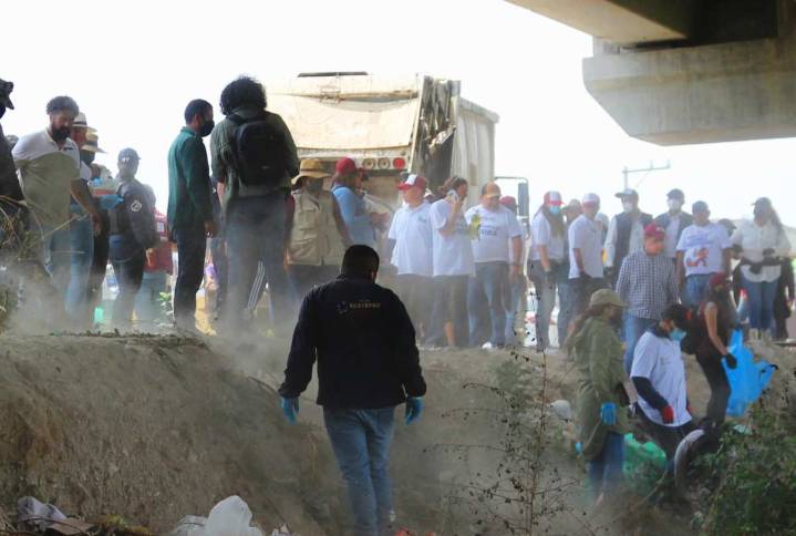 Recolectan en Ecatepec más de mil toneladas de basura por Récord Guinness