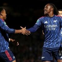 Eze nets first goal as Arsenal join Man City in League Cup last 16