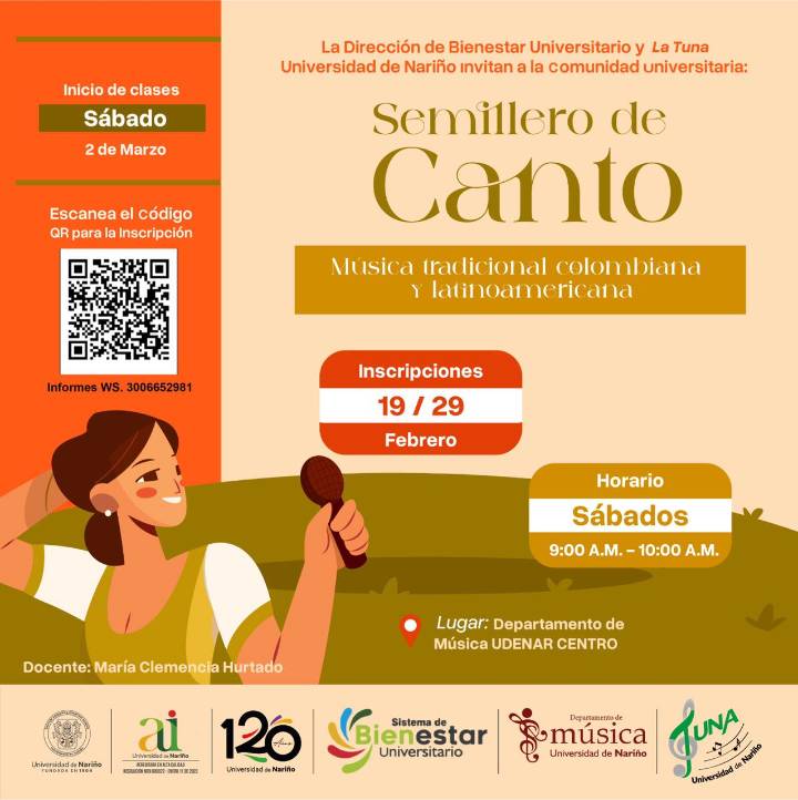 Semillero de Canto, Tuna – Universidad de Nariño