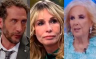 Mirtha Legrand incomodó a Luciano Cáceres con una pregunta sobre su ex Gloria Carrá