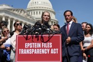 Epstein survivors demand justice in Washington as Trump calls case ‘a Democrat hoax’
