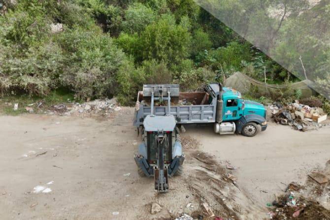 Recogieron 70 toneladas de basura en Lomas de la Presa