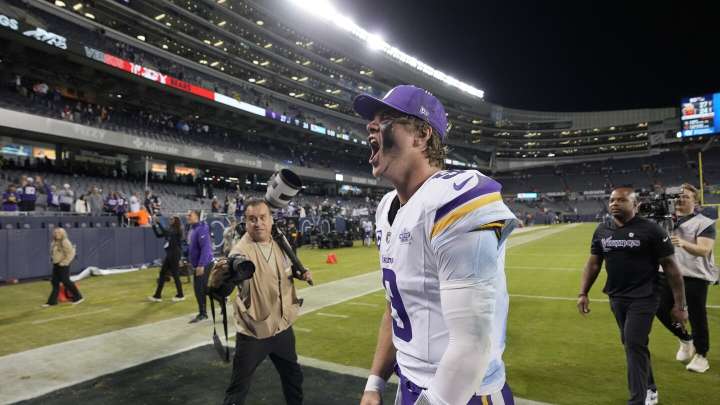 J.J. McCarthy is the NFC offensive player of the week