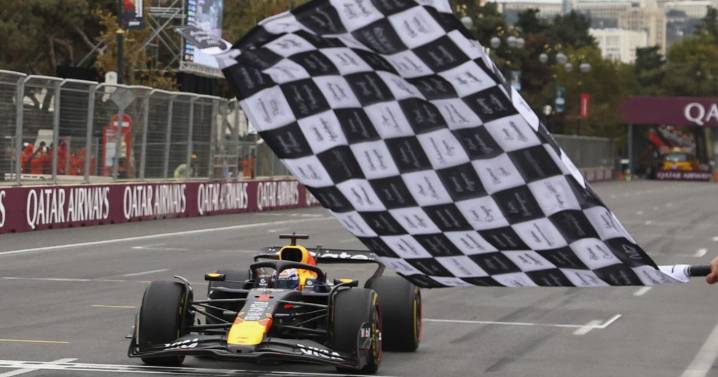 Max Verstappen wins F1's Azerbaijan GP after Oscar Piastri crashes on lap 1