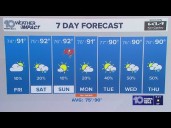 10 Weather: Thursday evening forecast; Sept. 18, 2025
