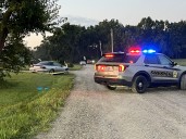 Large police presence in Marshall County