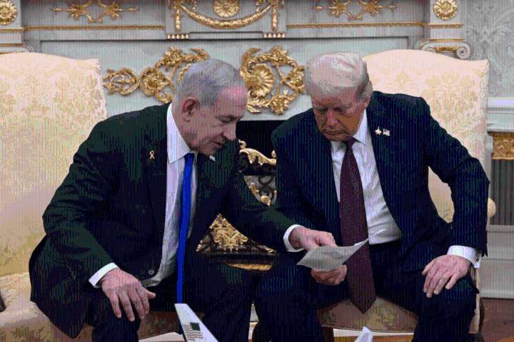 Netanyahu aclara que plan de Trump para Gaza no contempla Estado Palestino