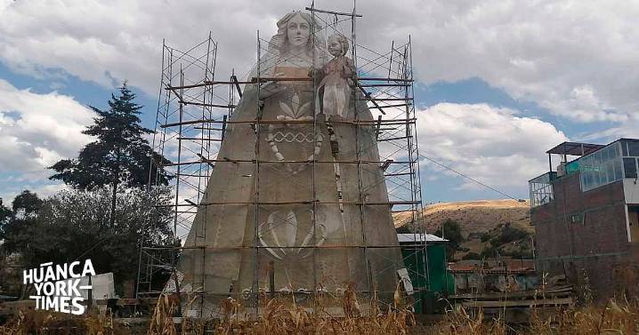 En Sapallanga se alzará la Virgen de Cocharcas de 26 metros que ‘Cardig’ crea con pura alma