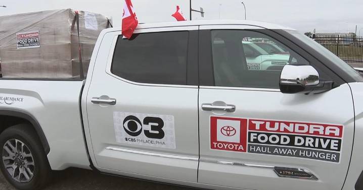 CBS Philadelphia joins Toyota, dozens of local companies to haul away hunger with Philabundance