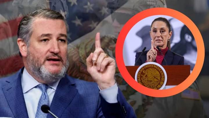 Sheinbaum responde a Ted Cruz: México no aceptará intervención militar de EU contra el narco