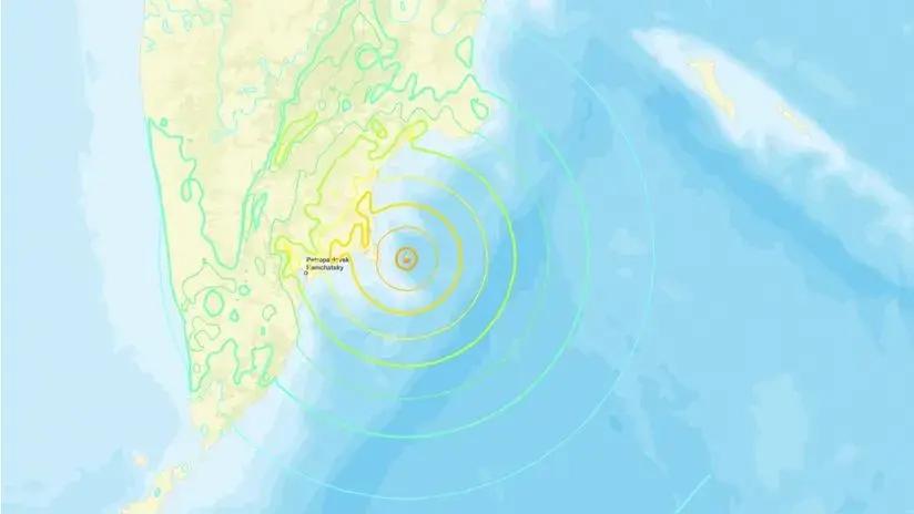 Rusia: se registra un terremoto de magnitud 7.8 frente a la península de Kamchatka