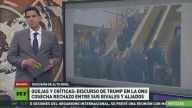 Discurso de Trump en la ONU genera rechazo entre sus aliados y rivales