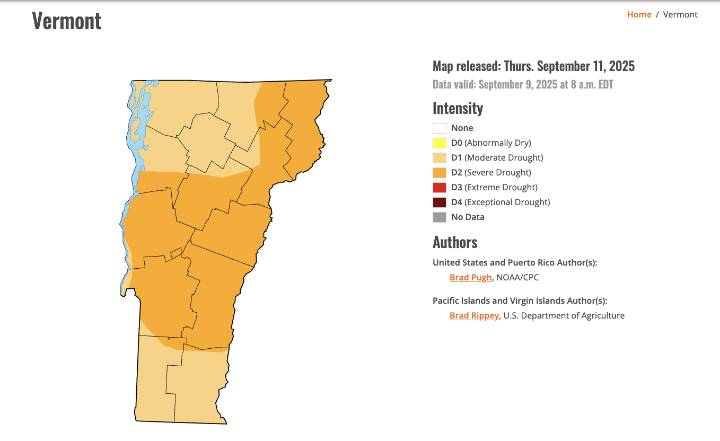 Vermont officials ask residents to report drought impacts