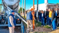 B° Campo Contreras: avanza la obra de renovación de más de 2.500 metros de alumbrado led