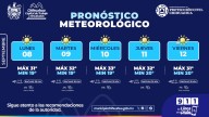 Pronostica Protección Civil Municipal días soleados para esta semana en la Capital