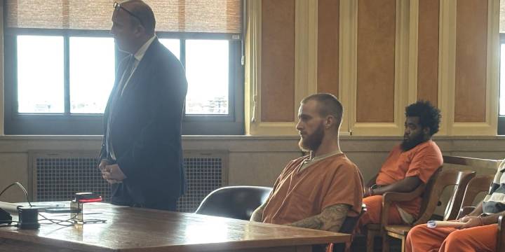 Murder suspect appears in court