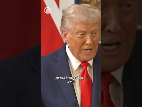 Trump speaks about Jimmy Kimmel after ABC pre-empted his show indefinitely #shorts