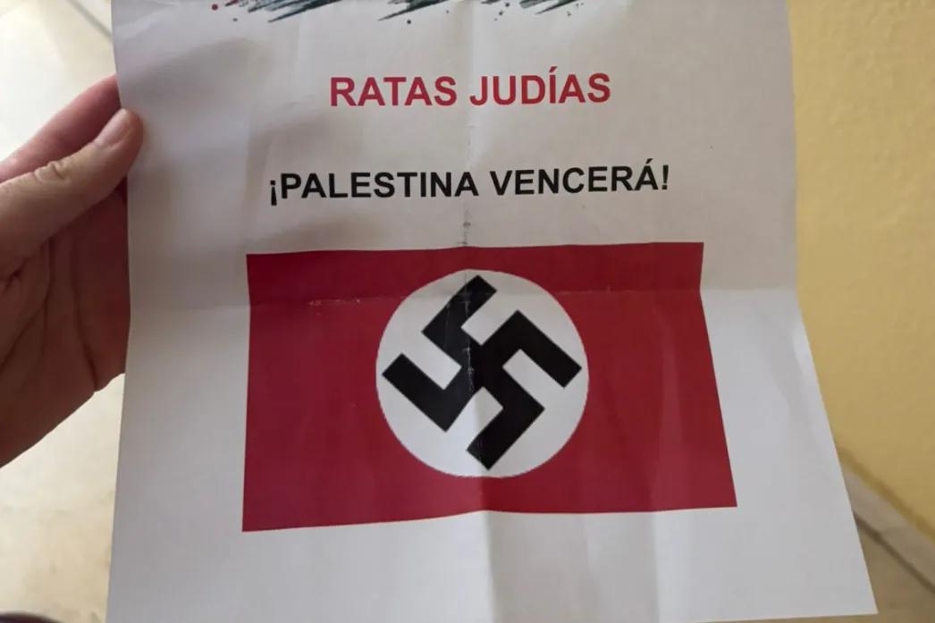 La Guardia Civil investiga una amenaza antisemita con esvásticas contra dos estudiantes francesas en Madrid: "Ratas judías, Palestina vencerá"