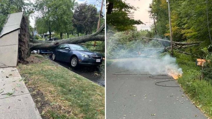 Confirmed tornado, strong storms cause damage in Mass.