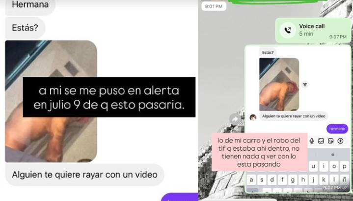 Isabella Ladera ya había sido alertada de que iban a divulgar su video íntimo, ¿quién se lo dijo?