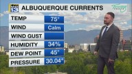 Monsoon moisture returns through the middle of the week