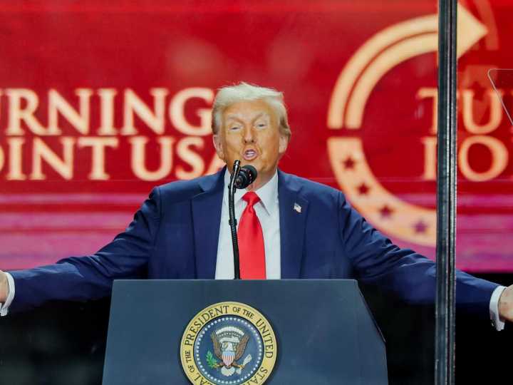 Donald Trump to Rebecca Dunn: Who said what at Charlie Kirk’s memorial?