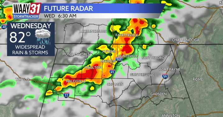 Updates to Tuesday and Wednesday's severe weather risks