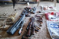CAZA ILEGAL! Impactante arsenal de cazadores furtivos incautado por la policía de Corrientes (IMÁGENES)