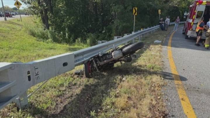 Norfolk man dies in motorcycle crash on I