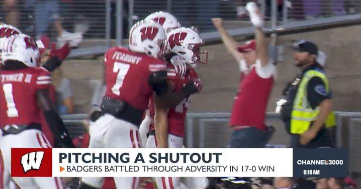 Wisconsin shuts out Miami (OH) in season opener