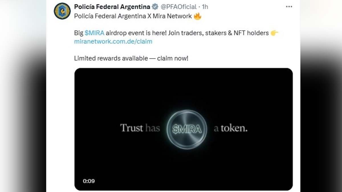 Hackean la cuenta oficial de la Policía Federal: Publicaron mensajes sobre criptomonedas