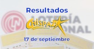 Resultados del Chispazo de hoy 17 de septiembre del 2025. Ve los números ganadores