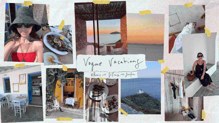 Vogue Vacations: 10 Days on the Greek Islands With Talia Abbas