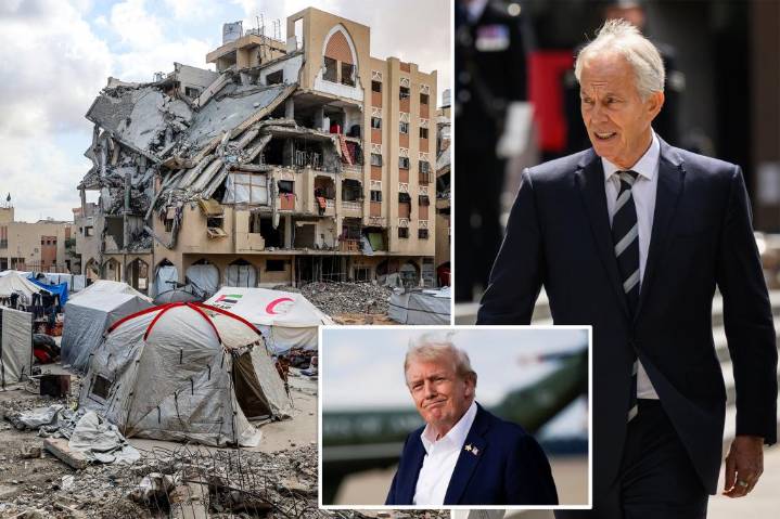 Trump backs plan to make Tony Blair 'interim administrator' of Gaza