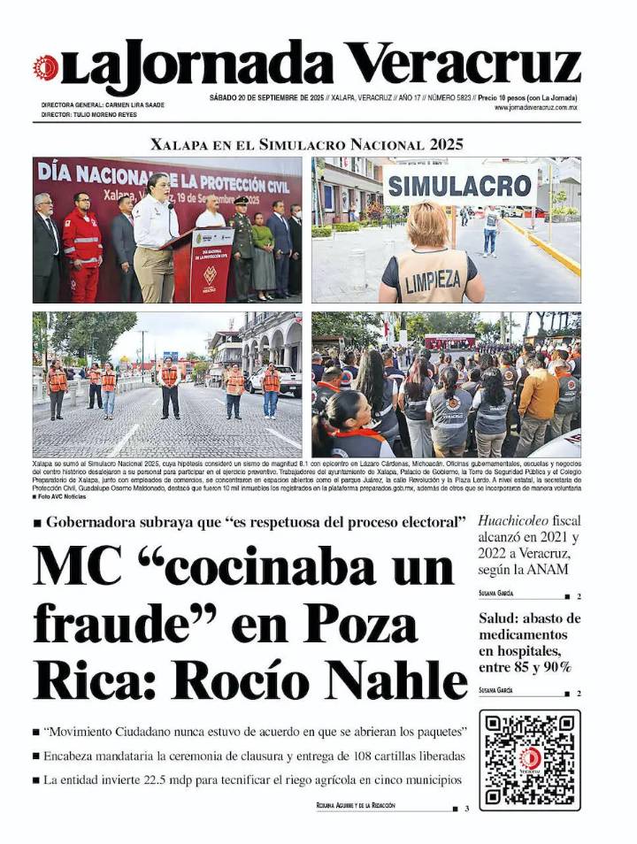 Portada del 20 de septiembre de 2025