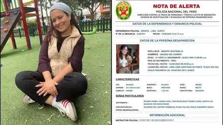 Surco: joven de 27 años con trastorno bipolar lleva desaparecida desde hace un día