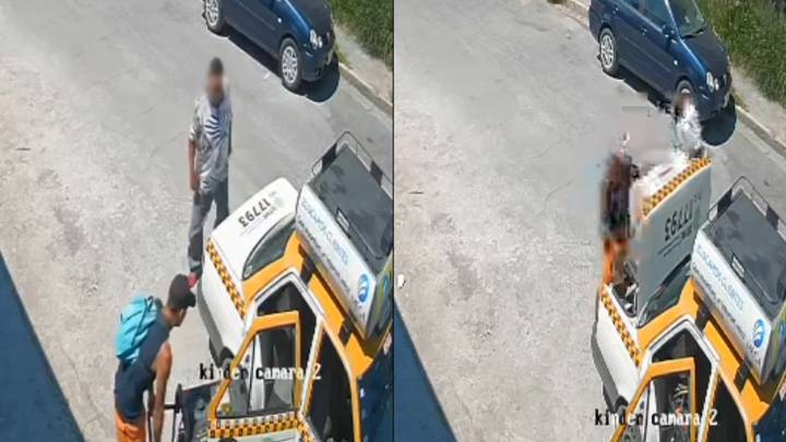 Hombre roba planta de luz de una casa y pide un taxi para llevársela en Guadalupe, Nuevo León