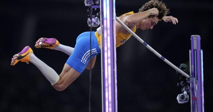 Duplantis breaks pole vault world record for 14th time to capture third world championship title