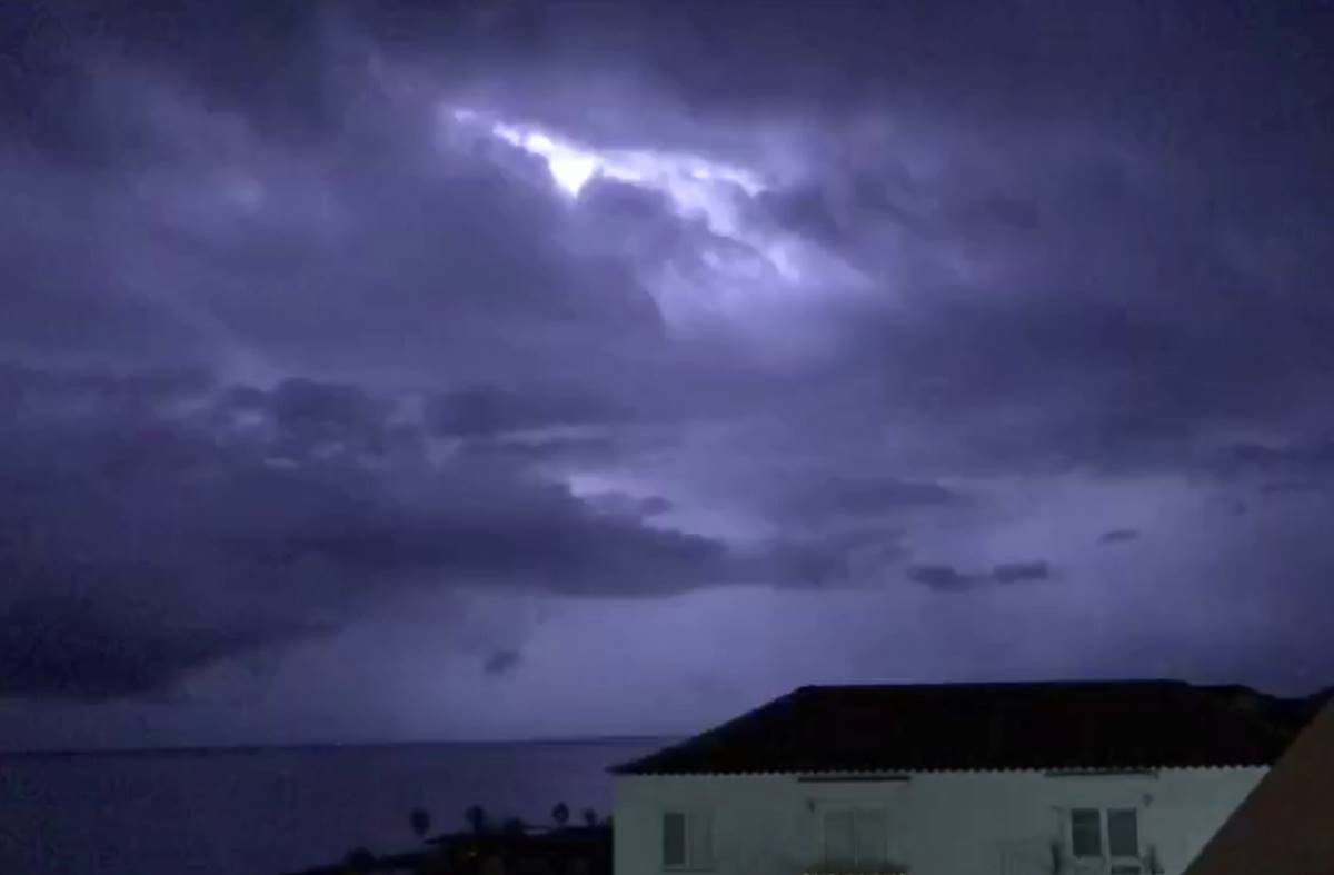 Advierten de posibles tormentas intensas en Canarias en los próximos días
