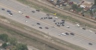 Woman killed in four-vehicle crash in Aurora Friday; northbound I-225 shut down at Smith Rd, police say