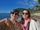 I started traveling with my mom after my dad died. She's living her best era.
