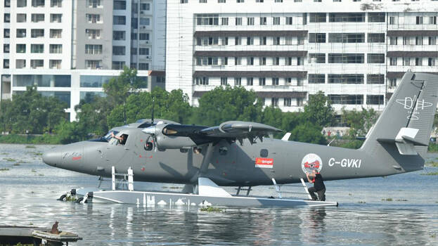 Project that will benefit Kerala's tourism sector; 10 months since test flight; Seaplane still sleeping in file