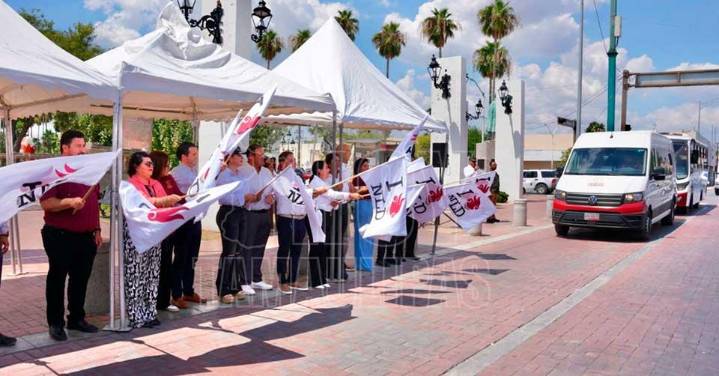 Carmen Lilia Canturosas da arranque a más Rutas Express de transporte público