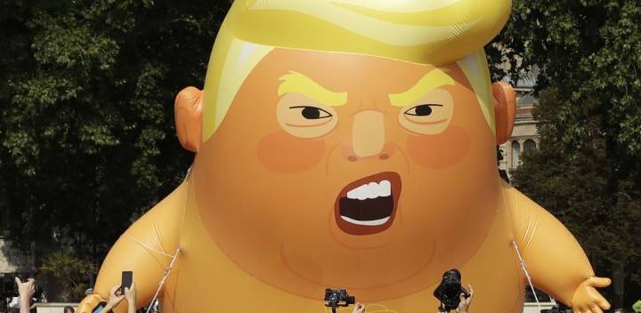 Londres sacudida con histórica protesta anti-Trump: "¡Trump fuera!" y "¡Trump, vete!"