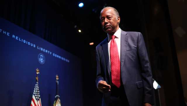 Trump says he will award Presidential Medal of Freedom to Ben Carson