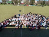 Encuentro de integración deportiva y cultural en el Quilmes High School