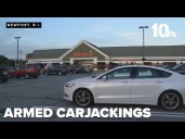 Man accused of armed carjackings, wild chase