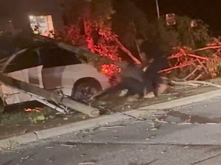 Army football player, dad save man from crash near West Point