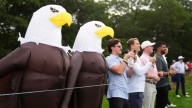 Las imágenes más curiosas de la primera jornada de la Ryder Cup