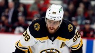Pastrnak dealing with tendinitis and other Bruins camp takeaways